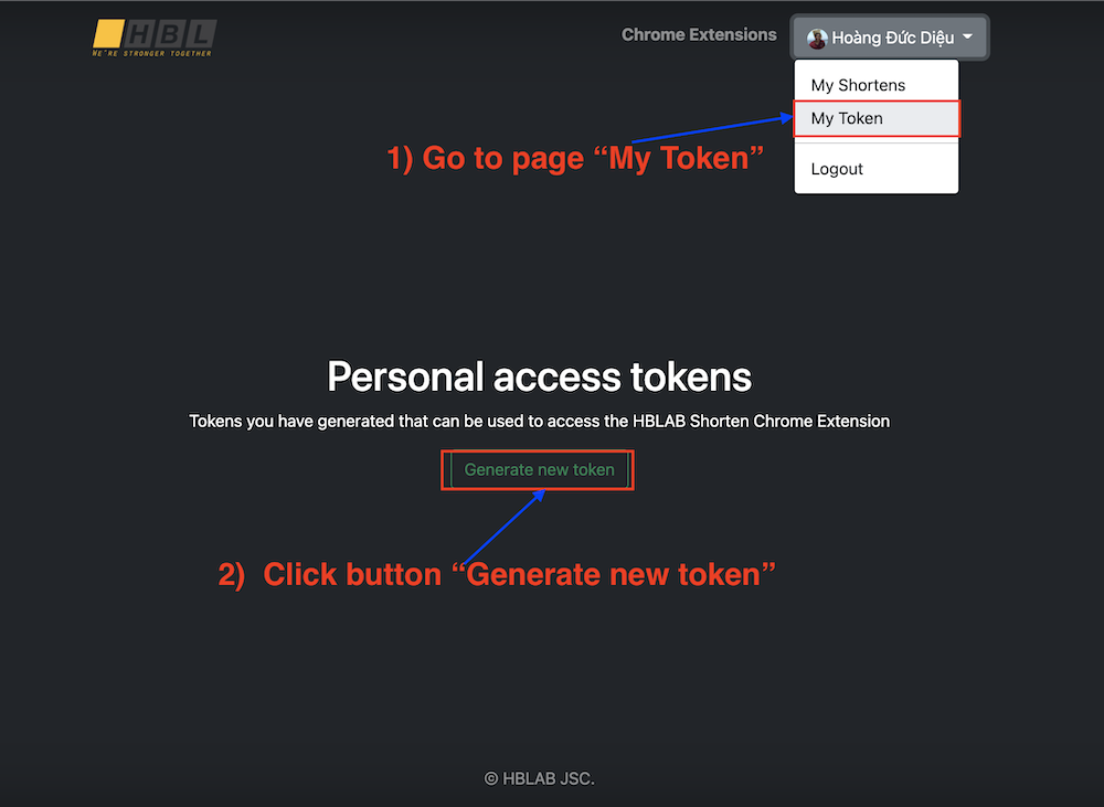 Get a token